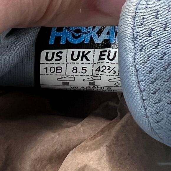 Hoka One One Arahi 6 Lace Up Running Shoes Blue Women 10B Athleisure Workout - Picture 9 of 9